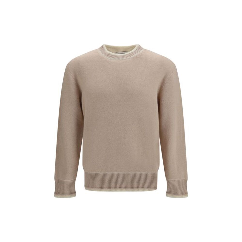Laneus Men Wool And Cashmere Crewneck Sweater
